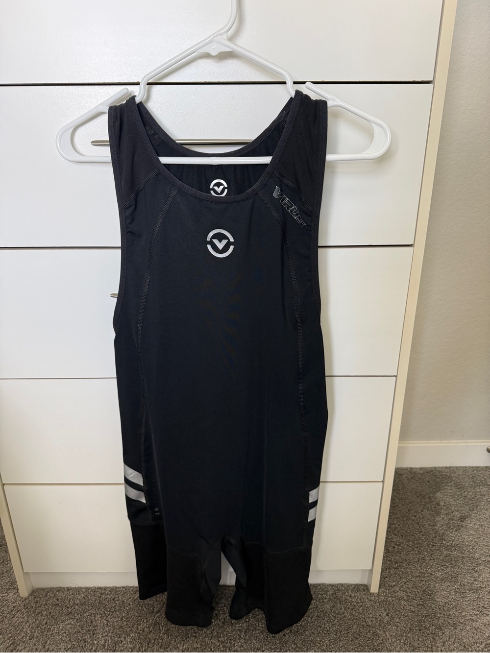 Virus Brand Mens Weightlifting Singlet Size medium